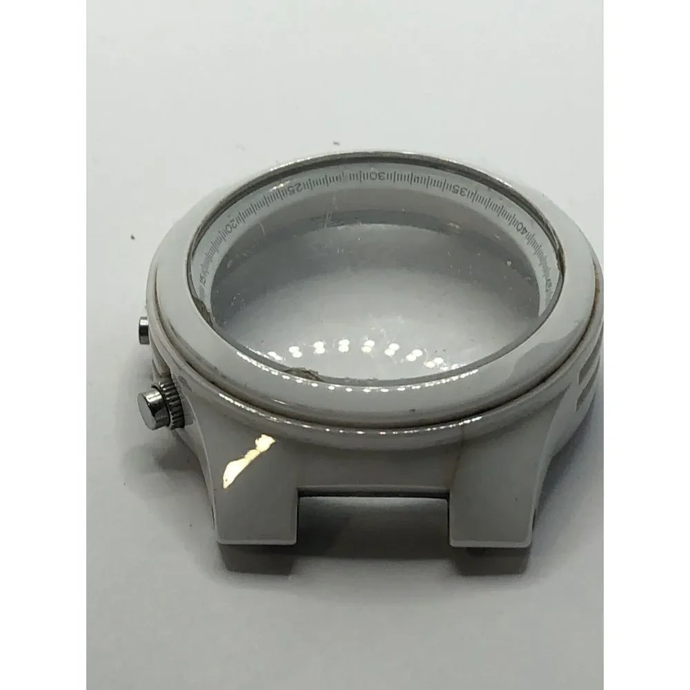 Michael Kors Watch Parts Case Only White Ceramic W/Crystal 40mm GY376